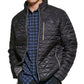 Jaqueta acolchoada Delta Diamond masculina Bass Outdoor, tamanho grande, preta