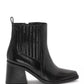 Vince Camuto Sojetta Square Toe Bootie Feminino Preto Tamanho 9 M
