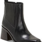 Vince Camuto Sojetta Square Toe Bootie Feminino Preto Tamanho 9 M