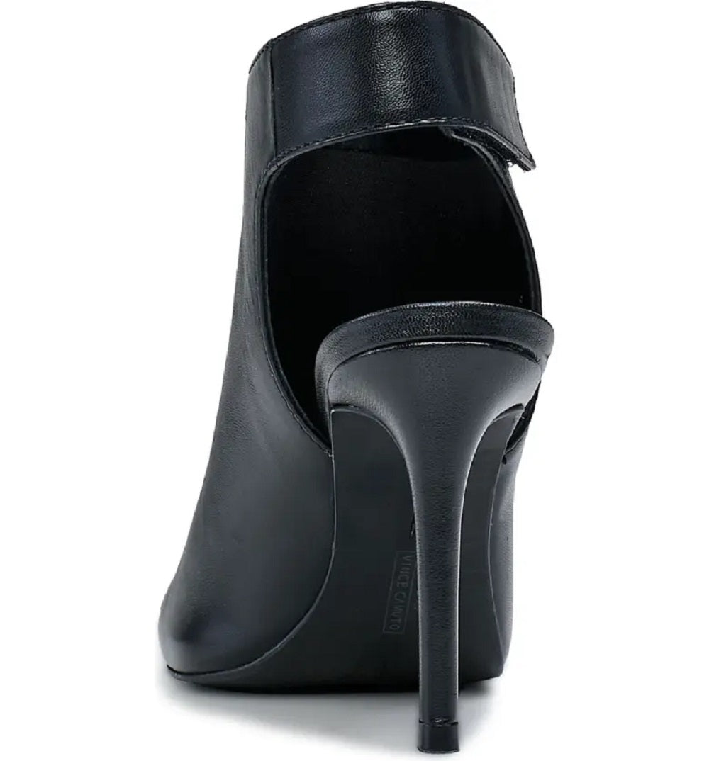 Vince Camuto Bota Anglessi Aberta Feminina Preta Tamanho 7 M