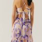 Astr - Blythe Floral Plisse Midi Dress
