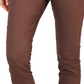Calça jeans skinny com zíper e bolsos Tommy Hilfiger feminina, marrom, tamanho 16