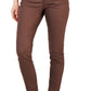 Calça jeans skinny com revestimento Tommy Hilfiger feminina marrom