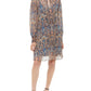 Vestido Tommy Hilfiger Feminino Estampado Azul Tamanho 2