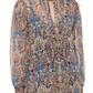 Vestido Tommy Hilfiger Feminino Estampado Azul Tamanho 2
