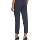 Calça Sloane listrada feminina Tommy Hilfiger, azul, tamanho 14