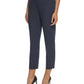 Calça Sloane listrada feminina Tommy Hilfiger, azul, tamanho 14