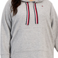 Vestido com capuz otomano feminino Tommy Hilfiger cinza tamanho 3X