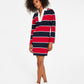 Vestido Tommy Hilfiger Feminino com Gola Rugby Azul Tamanho Grande