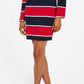 Vestido Tommy Hilfiger Feminino com Gola Rugby Azul Tamanho Grande