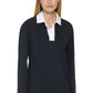 Vestido Tommy Hilfiger Feminino Johnny Collar Rugby Azul Tamanho P