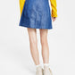 Saia jeans plissada feminina Tommy Jeans azul tamanho 14
