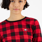 Tommy Jeans Feminino Buffalo Xadrez French Terry Moletom Vermelho Tamanho XS