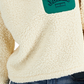 Tommy Jeans Feminino Quarter Snap Sherpa Pullover Branco Tamanho X-G
