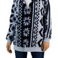 Jaqueta feminina Tommy Hilfiger Sherpa com capuz, azul, tamanho médio