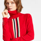 Suéter feminino Tommy Hilfiger Global Cable Stella vermelho tamanho X-G