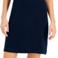 Vestido Tommy Hilfiger Feminino de Algodão com Decote em V e Manga Curta Azul Tamanho XX-G