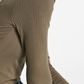 Tommy Jeans Feminino Recorte Costas Canelado Manga Longa Cinza Tamanho P