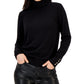 Tommy Hilfiger Suéter Stella Feminino com Punhos e Botões, Preto