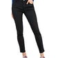 Calça jeans skinny com revestimento Tommy Hilfiger feminina, preta, tamanho 10