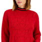 Tommy Hilfiger Suéter Feminino com Logo Argyle e Gola Redonda, Tamanho XG