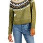 Tommy Hilfiger Suéter Raglan Meio Floco de Neve Feminino Verde Tamanho GG
