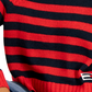Suéter feminino Tommy Jeans com gola alta, vermelho, tamanho X-S