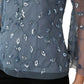 Adrianna Papell Blusa feminina com decote em V e manga flare, azul, tamanho 10