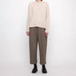 7115 By Szeki - Relaxed Rolled Seam Sweater