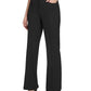 Calça reta feminina Calvin Klein preta tamanho 6