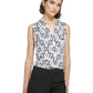 Blusa Calvin Klein Feminina Estampada Sem Mangas Gola V Cinza Tamanho Médio