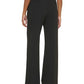 Calça feminina Calvin Klein Wide Leg Preta Tamanho 12