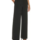 Calça feminina Calvin Klein Wide Leg Preta Tamanho 12