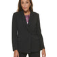 Calvin Klein Blazer Feminino com Botões Laterais Preto Tamanho 16