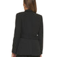 Calvin Klein Blazer Feminino com Botões Laterais Preto Tamanho 16