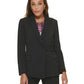 Calvin Klein Blazer Feminino com Botões Laterais Preto Tamanho 12
