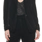 Calvin Klein Blazer de veludo feminino preto tamanho 6