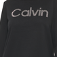 Calvin Klein Moletom Feminino com Logo Crystal Preto Tamanho X-G
