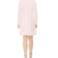 Vestido tubinho Calvin Klein feminino com decote em arco, rosa, tamanho 16