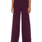 Calça Calvin Klein Feminina Cintura Alta Perna Larga Roxa Tamanho 6