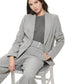 Calvin Klein Blazer Feminino de Um Botão Cinza Tamanho 12