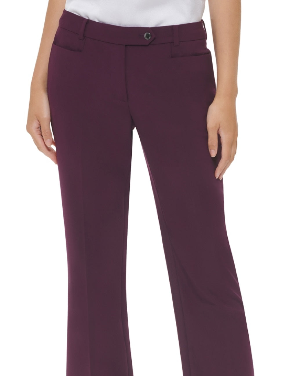 Calça Calvin Klein Modern Fit Feminina Roxa Tamanho 6