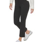 Calça jeans feminina Calvin Klein Jeans cintura alta e boca de sino preta tamanho X-S