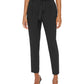 Calça Calvin Klein Lux com Cintura Amarrada, Preta, Tamanho 16