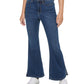 Calça Jeans Calvin Klein Feminina Cintura Alta Flare Bainha Fenda Azul Tamanho 28