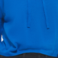 Blusa feminina com capuz e manga sino Calvin Klein Jeans, azul, tamanho X-G
