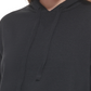 Blusa feminina Calvin Klein Jeans com capuz e manga sino, preta, tamanho pequeno