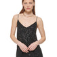 Camisola Calvin Klein Feminina com Lantejoulas Preta Tamanho Grande