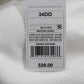 Top de biquíni feminino canelado com decote em V e aro em V Shade &amp; Shore, branco, 34DD