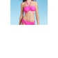 Top de biquíni feminino Shade &amp; Shore com alças e alças finas, rosa, tamanho P